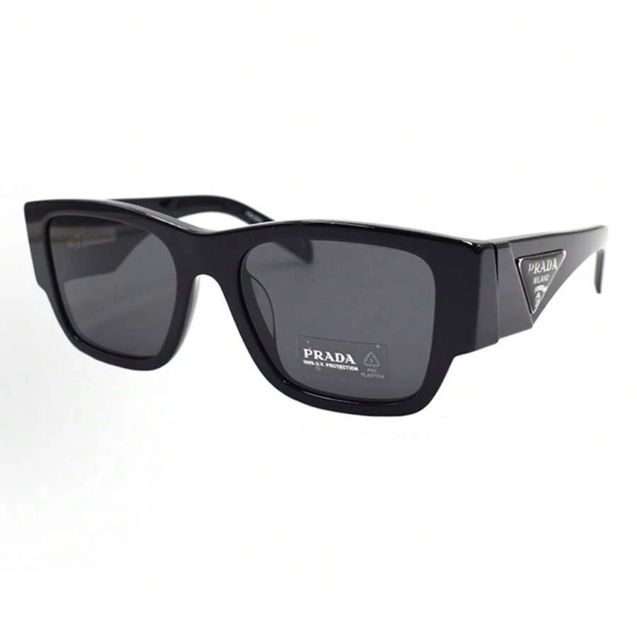 PRADA CATWALK Fashion Runway Collection Cool Holiday Travel Edition Square Sunglasses For Men, Black - 查看 1