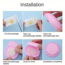 Air Freshener, Lavender Scent, Closet Deodorizer, Drawer Sachet, Shoe Deodorizer, Bathroom Deodorizer, Cute Bear Aromatherapy, Car Fragrance, Toilet Freshener, Long-Lasting Fragrance, 10 Refills, Cute Room Decor, Dorm Essentials, Home Fragrance - Multicolor - View 9