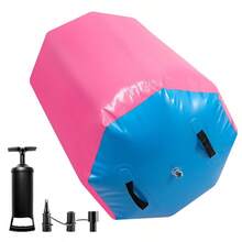 0.5*0.7m/0.6*0.8m/0.7*0.9m/0.9*1m Inflatable Gymnastics Backflip Mat With Handle Air Pump Thickened Inflatable Gymnastics Backflip Mat Portable Inflatable Backflip Mat Non-Slip Inflatable Gymnastics Training Mat High-Elasticity Inflatable Gymnastics - 0.9*1m - View 2