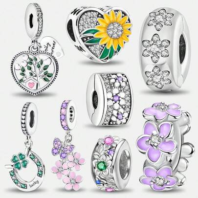 1pc Fashionable Infinity Life Tree Charm Bead, Suitable For Women Bracelet/Bangle DIY Jewelry Making And Daily Decoration, Girls Accessory