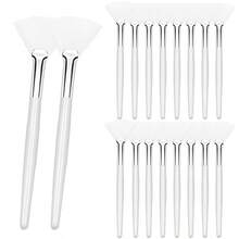 1/3/5/10/20pcs Fan-Shaped Makeup Brushes, Face Mask Application Brushes, Soft Cosmetic Skincare Tools, Acid Brushes For Beauticians, Suitable For Mud Masks, Toners, Creams, Spa Skincare Tools - Multicolor - View 17