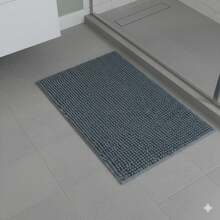 Non-Slip, 60x40cm, Polka Dot Rug For Bathroom/Shower Stall, Various Colors. - Xám - Xem 1