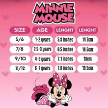 Disney Slippers For Girls Design Comfortable Cozy Indoor Soft (Toddler Sizes 5-10, Little Kid Sizes 11-12) - Màu tím - Xem 8