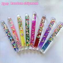1/2/4/6pcs Of Liquid Quick Sand Rotating Rods, Rotate With Fingers, Relieve Stress, Portable And Fun, Desktop Countdown, Stress Relief Toy, Fingertip Toy Essential Gift For Daily Office And Entertainment, Birthday And Valentine's Day Gift - Multicolor - View 12
