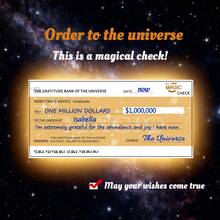 20/30pcs Blank Manifestation Checks, Secret Affirmation Checks, Law Of Attraction, Tools To Command The Universe - Manifest Your Wealth, Vision Board, Law Of Attraction, Gratitude Journal, Spiritual Explorer, Mindset - Multicolor - View 1