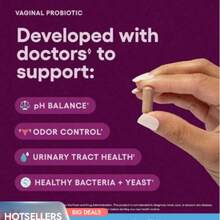 Physician's Choice Vaginal Probiotic - Odor Control, PH Balance & Daily Feminine Health Support With Cranberry And Prebiotics For Women - 100g - 查看 3