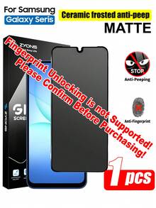 ZYONS Miếng dán màn hình TPU chống nhìn trộm, 1 miếng, tương thích với Samsung Galaxy A07 A17 A56 A36 A26 A16 A06 A55 A35 A25 A15 A05 A05S A54 A34 A24 A14 A04 A53 A33 A23 A13. Chống bám vân tay, không bọt khí, dễ dán, mờ, chống nhìn trộm, màng TPU mềm, bảo vệ riêng tư, phụ kiện điện thoại. Quà tặng sinh nhật, quà tặng gia đình, bạn bè, quà tặng mùa xuân, quà tặng kỷ niệm. - 1 cái - Xem 52