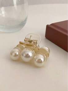 1/2个韩式优雅珍珠小发夹，可爱迷你发夹/发箍，颈夹，刘海夹 - 彩色 - 查看 7