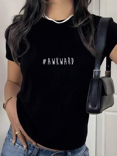 Hashthag Awkward Geeky T-Shirt
