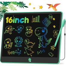 Hockvill LCD Writing Tablet Kids 8.8 Inch, Toys Girls Boys Drawing Pad 3 4 5 6 Year Old Kids Toys, Children's Day Valentines Kids Toddler Doodle Board Travel Essentials,Birthday,Party Gifts - 綠色 - 查看 10