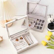 Lecute Jewelry Boxes - Grey - View 2