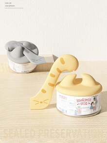 1pc Pet Can Opener With Silicone Sealed Cover, Used For Canned Cat/Dog Food Preservation - Multicolor - View 3