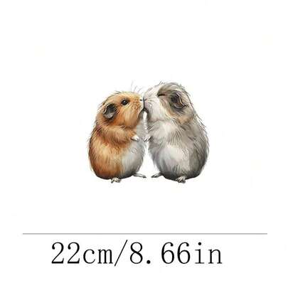 1 قطعة طباعة نقل حراري لغينيا مقبل، رقعة قماش للكي DIY، مناسبة للتي شيرتات والهوديز وقبعات البيسبول والأكياس القماشية