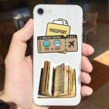 50 buc autocolante impermeabile cu graffiti în stil retro american - autocolante decorative pentru sticle de apă, caiete și desktopuri - 50 bucăți - Vizualizare 8