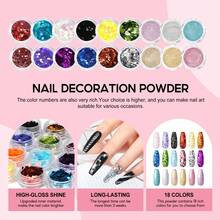 coscelia Acrylic Nail Kit With UV LED Nail Lamp Acrylic Powder Set Glitter Nail Powder With 30ML Acrylic Liquid And Gel Nail Polish Set For Acrylic Nail Extension Nail Art Decoration Tools Set - Nhiều màu 05 - Xem 7