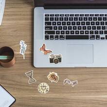 50Pcs Retro Nostalgic INS Girlish Style Stickers Stationery Luggage DIY Decals - 50PCS - View 11