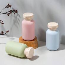 3件組 100ML 旅行尺寸盥洗用品分裝瓶，乳液分裝瓶套組，洗髮精沐浴露空瓶，便攜翻蓋保養霜瓶，可填充擠壓式旅行容器，分裝瓶，適用於洗髮精、洗手液、洗面乳、沐浴露的分裝與儲存，浴室配件，夏季必需品 - 乳液瓶100ML - 查看 4
