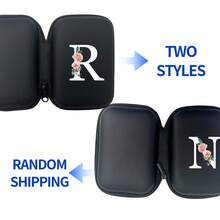 Organizador de accesorios electrónicos estilo bohemio portátil, bolsa organizadora de cables de viaje para cables, cargadores, discos duros, auriculares - Negro - Ver 8