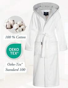 Bathrobe - Biały - Zobacz 3