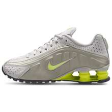 Nike Shox R4 GS 'Black Metallic Silver Pinksicle' Kid's -CW2626-006 | Cross-Training Ready, Supportive Fit - 白綠銀 - 查看 1
