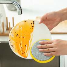 10pcs/5pcs Kitchen Dish Washing Sponge, Double-Sided Sponge Scrubber For Cleaning - A - View 8