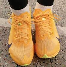 Nike 男鞋VAPORFLY NEXT%馬拉松運動訓練跑步鞋 - 橘色 - 查看 11