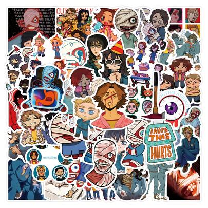 Calamity Silence Stickers, For Decorating Stationery, Water Bottles, Luggage, Skateboards, Guitars, DIY Scrapbooking Materials