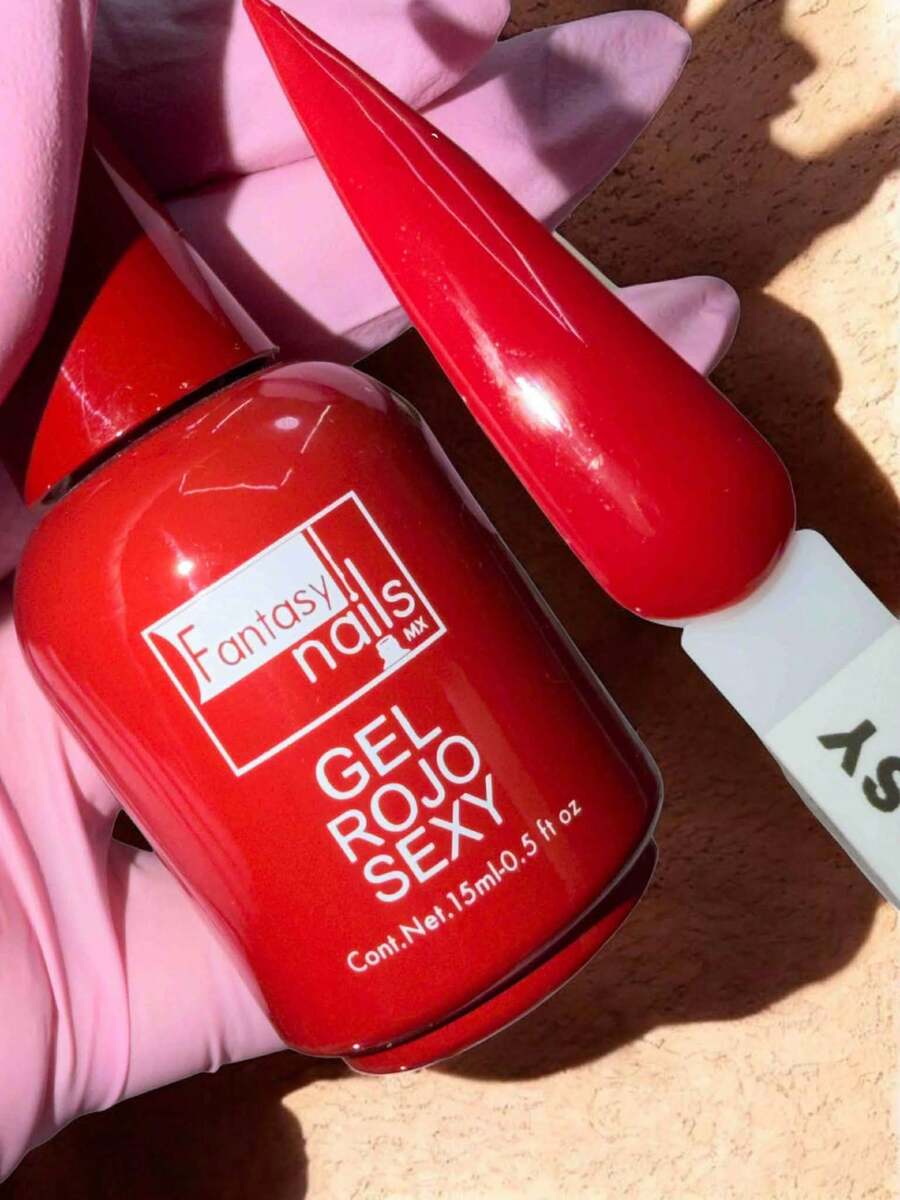 Gel Polish Fantasy Nails - #90 Sexy Red - View 1