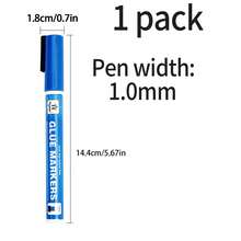 4-In-1 Bullet Journal Glue Pens Set, 4 Nib Styles (1.0mm Round / 3-6mm Rotary / 8.5mm Slanted / 10mm Flat), High Capacity Quick-Drying Non-Acidic Glue Pens For Wet & Dry Use, Smudge-Free For Scrapbooking, DIY, Office - Multipurpose Glue Pen - View 13