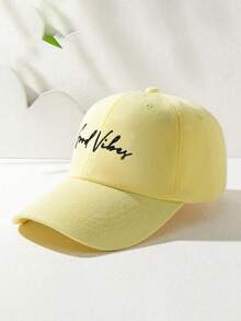 1pc Men's Embroidered "Goodvibes" Baseball Cap, Streetwear Casual Hat For Spring/Autumn Outdoor, Travel, Beach Vacation,Summer - Baseball Cap - View 14