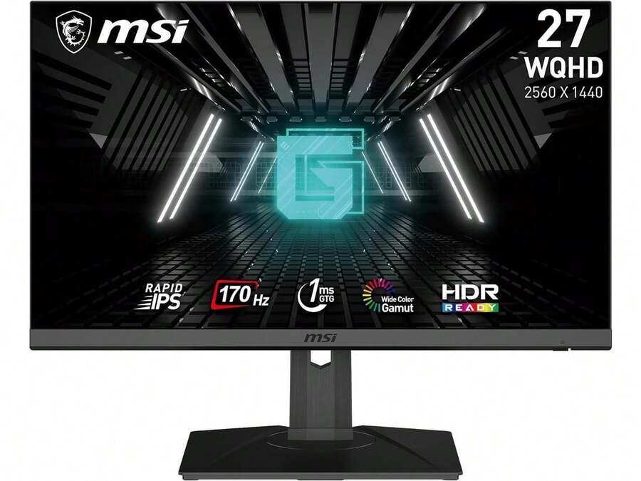 Refurbished - MSI 27" QHD 2K 1440P 170HZ Rapid IPS With AMD FreeSync Premium & Nvidia G-Sync Compatible 1ms USB-C Quantum Dot Gaming Computer Monitor With Height Adjustable, Pivot, Swivel & Tilt Stand G274QPF - Xem 1