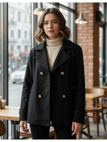 Blazer Feminino La Batida Alfaiataria Duplo Botão