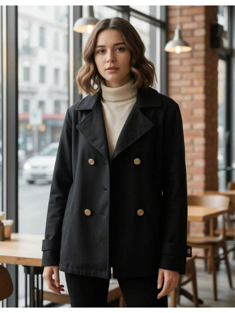 Women's Blazer La Batida Tailored Double Button - 黑色 - 查看 1