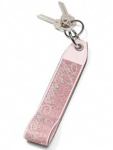 Victorias Secret Llavero de correa brillante VS de moda Encantador Piel Genuina Brillante llavero 2026  Casual  Bohemio  Fiesta  Encantador  Calle  EleganteElegancia    Fibra Sintética    Figuras    llavero victorias secret - Rosa Pálido - Ver 1