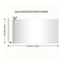 Glitter 3D Puff Heat Transfer Vinyl Roll, Ideal For T-Shirt Iron-On Designs - B - View 3