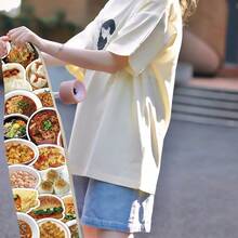 60张逼真食物零食贴纸 - 色彩鲜艳的美食贴纸，可用于日记本、手机壳和水瓶 - 60PCS - 查看 7