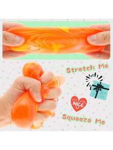 1/3个流动质感棉花糖挤压玩具，N-Eedoh 减压玩具，N-Ee Doh 棉花糖挤压玩具，慢回弹，适合生日、节日、派对、爱好、收藏、派对用品、青少年创意玩具、可变形橡皮泥玩具（不含包装盒），复活节篮子填充物，复活节彩蛋填充物，挤压玩具，复活节彩蛋，派对礼品，复活节玩具 - 彩色 - 查看 10