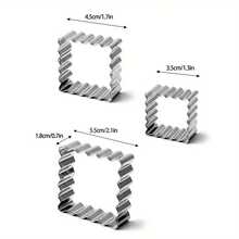 Stainless Steel Cookie Cutters, Cookie Cutter Knife, Blessing Frame Cookie Cutter - Silver - View 1