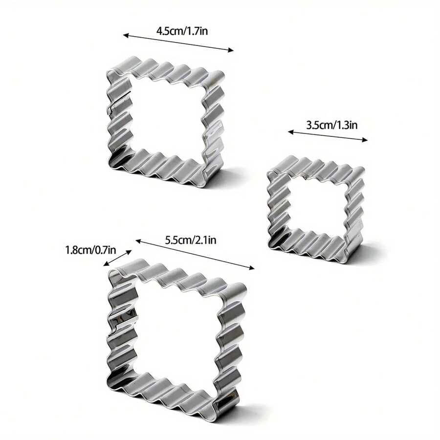 Stainless Steel Cookie Cutters, Cookie Cutter Knife, Blessing Frame Cookie Cutter - Silver - View 1