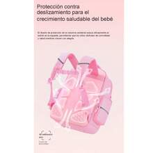 Mochila escolar CAPIBARA para niños de primaria,ligera y de gran capacidad.y protege la columna vertebral y reduce la carga - rosa - Ver 4