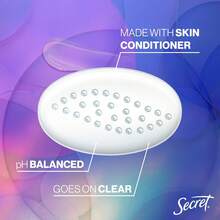 Secret Fresh Antiperspirant Deodorant For Women, 72hr Breathable Sweat & Odor Protection, Instant Freshness & Gentle, PH Balancing Minerals, Clear Gel, Delicate Rose Scent, 3.4 Oz - Hoa hồng mỏng manh - Xem 4