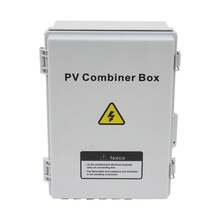Modern PV Combiner Box, 6 String, Solar Combiner Box With 15A Rated Current Fuse, 63A Circuit Breaker, Lightning Arreste And Solar Connector, For On/Off Grid Solar Panel System, IP65 Waterproof - White - View 3