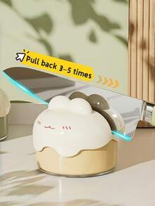 Suction Cup Knife Sharpener: Multi-Functional Household Kitchen Knife Quick And Precise Sharpening Stand Tool, Versatile Kitchen Knife Sharpener With Suction Cup Stand, Quick And Accurate Knife Sharpening And Easy Blade Maintenance - Multicolor - View 4