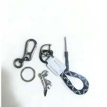 Cute Cartoon Dinosaur Keychain, Delicate Keyring For Women, Car Key Chain, Leather Rope, Backpack Pendant, Gift - Multicolor - View 17