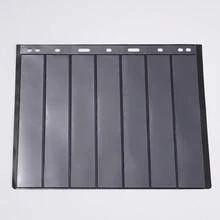 OUR ADVENTURE BOOK 10-Page Stamp Album, Transparent PVC Loose-Leaf Album For Stamps, 9-Ring System, Blank Grid Pages (Can Be Added For Stamp Storage), Suitable For Philatelic Enthusiasts. Cover Not Included. - 黑色 - 查看 11