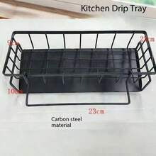 1 件 ABS/不锈钢水槽沥水篮、厨房海绵架和毛巾架、带毛巾架的浴室收纳篮、厨房用品，打造极致厨房效率，打造舒适秋冬风格 - 1PC - 查看 11