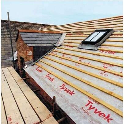 Tyvek Supro Roofing Breather Membrane 1m Wide X 25m Half Roll Business Seller