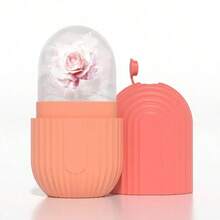 1pc Silicone Ice Face Roller - Massage Skin - Beauty Facial Massage Roller For Eyes, Neck, And Face - Skin Care Tool,Beauty,Skin Care Products,Spa,Self Care,Skin Care Tools,Face Care,Esthetician Supplies,Massage,Face Massage Tool,Face Roller,Ice Roller,Ice Roller Face - 彩色 - 查看 10