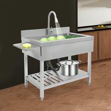 YUNRUX Kitchen Sinks - Silver - View 10