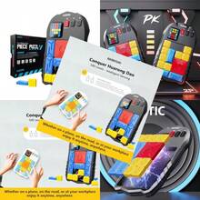 Juego de Rompecabezas Super Deslizante - Rompecabezas Cerebral con más de 500 Niveles Juego de Rompecabezas electrónico Deslizante para Todas Las Edades Divertido Juego de lógica para - negro - Ver 1